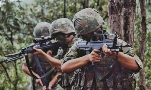 中国战士图片,中国战士的坚毅风采